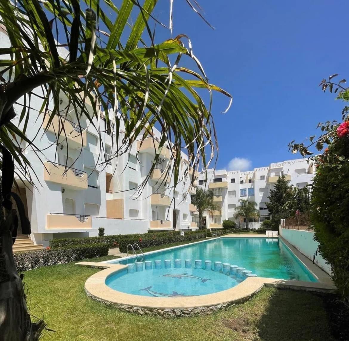 Joli Appartement Balneaire Avec Piscine タンジェ エクステリア 写真